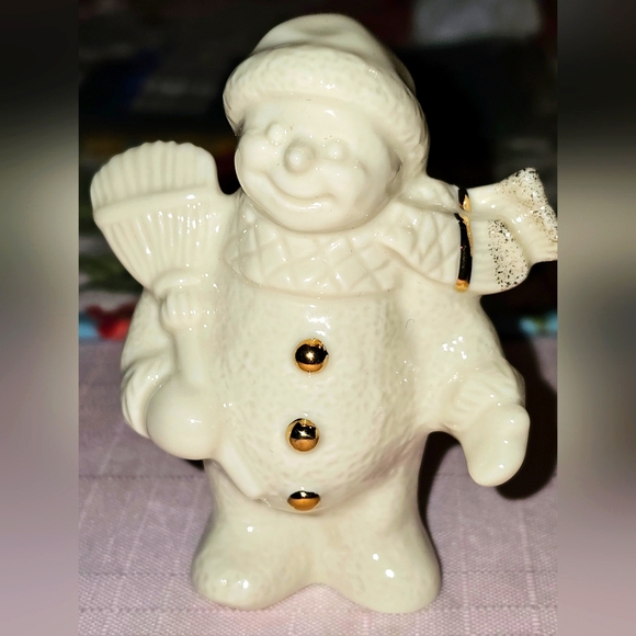 NWOT  LENOX SNOWMAN - Picture 1 of 8